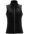 KSV-1W Stormtech Ladies Orbiter Soft Shell Bodywarmer Black / Dolphin colour image